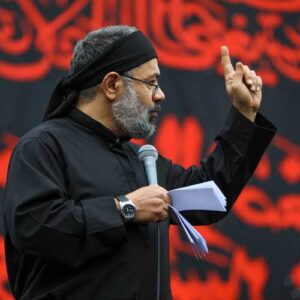 دانلود مداحی زخم گلوی حسین چشمه‌ خون خداست از حاج محمود کریمی